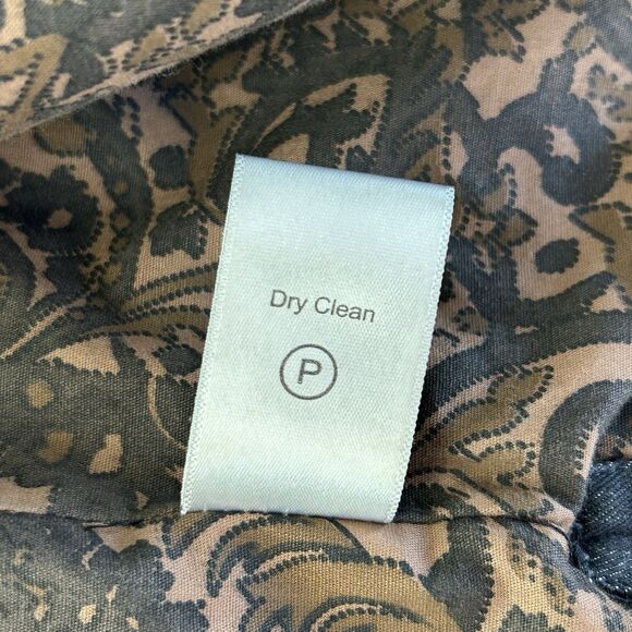 Coldwater Creek Open Jacket Black Denim Sequin Trim Sz Large Boho Cottagecore - Picture 13 of 13